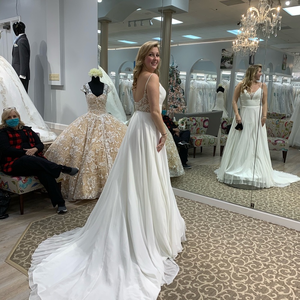 Elegant White Bridal Gown